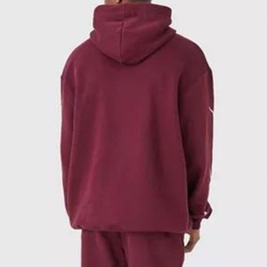 Costume de jogging personnalisé pour hommes, deux pièces, en coton et polyester, tenue de sport avec capuche, motif solide DTF/DTG, sublimation strass - Product Image 3