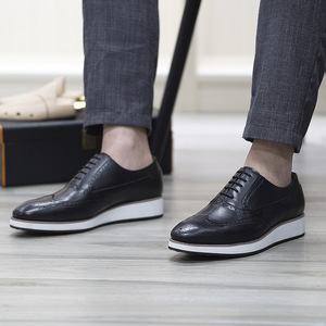 รองเท้าธุรกิจคุณภาพสูงพร้อมพื้นผิวกันน้ำและระบบลดแรงกระแทก รองเท้าหนังสำหรับผู้ชาย - Product Image 5