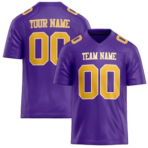 Maillot de football américain pour jeunes en gros, uniforme en polyester léger 170GSM, vêtements de sport pour entraînement et match d'équipe - Product Image 6