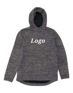 Versión de manga larga con capucha OEM drifit con tecnología de absorción de humedad de ajuste Atlético adecuada para equipos deportivos y clubes de fitness - Product Image 3