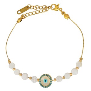 Fashion <b>Crystal</b> Evil Eye <b>Bracelet</b> Elegant <b>Crystal</b> Accessories - Product Image 1
