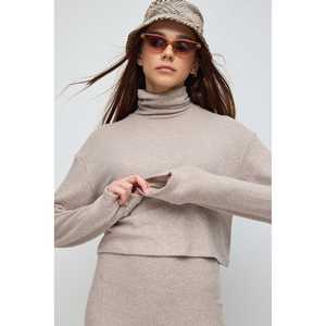 Suéter Oversize de Cuello Alto - Product Image 3