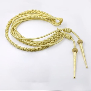 Cordon de fil de lingot Aiguillette épaulette épaulettes d'épaule pour accessoire de Costume de cadeau de Noël marine - Product Image 3