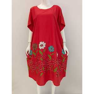 ชุดเดรสสั้น Kaftan daster ฤดูร้อนที่สามารถสวมใส่สบายทุกวัน - Product Image 1