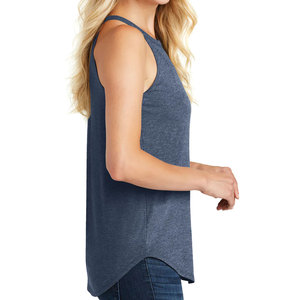 100% algodón transpirable moda Yoga camiseta sin mangas sin costuras dobladillo redondo Camiseta sin mangas - Product Image 3