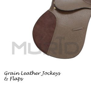 Nouvelle selle de dressage de saut à tout usage en cuir anglais Toutes les tailles disponibles Arbre en bois Produits de course de chevaux anglais d'Inde - Product Image 2