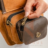 Sac banane en cuir noir fait main, élégant, pour festival, sac banane en cuir, sac utilitaire, pochette de ceinture, personnalisé pour homme