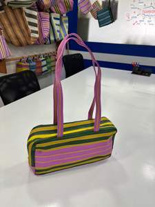 ถุงช้อปปิ้งพลาสติกไนลอนแบบนำกลับมาใช้ใหม่ได้เป็นมิตรต่อสิ่งแวดล้อมถุงผ้าทอรีไซเคิลซิปด้านบนพิมพ์ออฟเซ็ตสีจำนวนมาก - Product Image 5