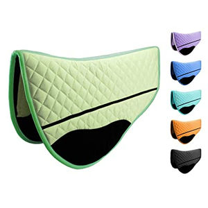 Tapis de selle anglais pour chevaux Matériel d'équitation avec rembourrage en coton et polyester Doublure en poly coton Tapis de selle - Product Image 6