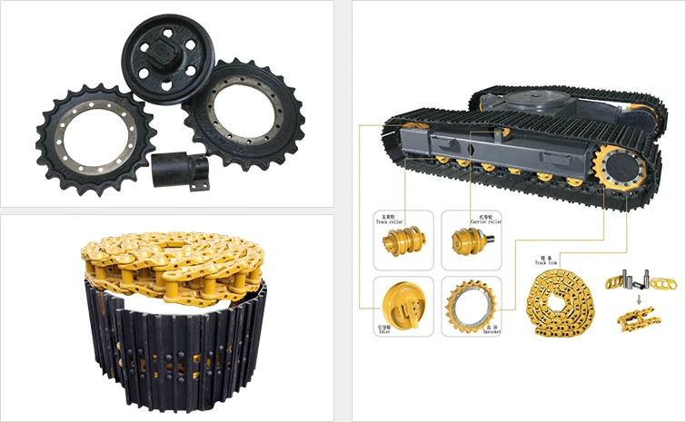 Hitachi ZAXIS 70 ZX70LC Excavator Track Link Chain Assy 9163908