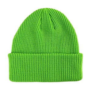 Bonnet d'hiver de haute qualité, couleur unie verte, tendance, services OEM ODM avec logo personnalisé pour unisexe - Product Image 6