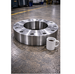 CNC Machined Stainless Steel Flange Adapters for ANSI/DIN Standard Pipeline Connection Systems with High Precision - Product Image 2
