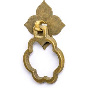 Tirador de Puerta de Metal de Último Diseño, Accesorios de Herraje con Acabado Plateado Antiguo para Puertas de Casas, Hoteles y Villas - Product Image 5