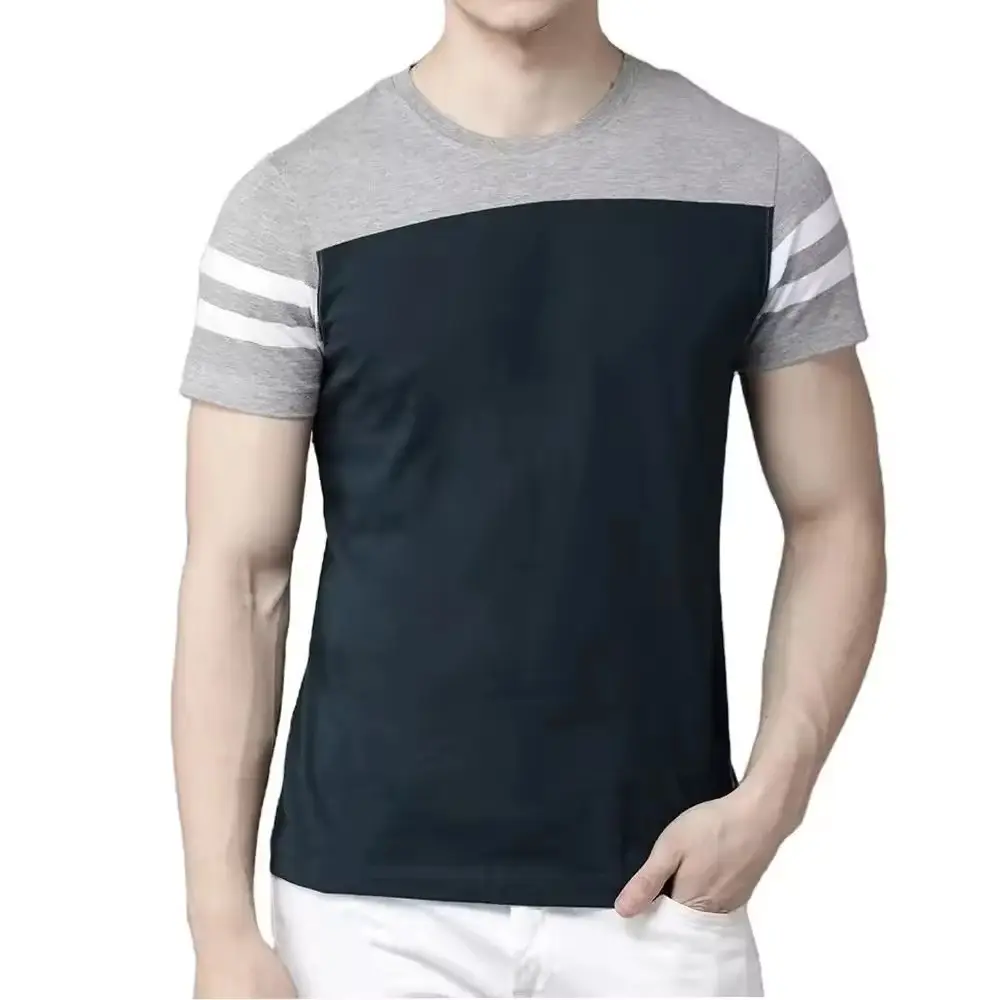カジュアルTシャツ綿100% レギュラーフィットラウンドネックTシャツ良質カジュアルウェアTシャツ2024メンズTシャツ