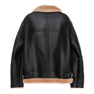 Veste d'hiver chaude personnalisée en cuir d'agneau véritable avec fourrure intégrée, imperméable et coupe-vent, style streetwear pour homme - Product Image 6
