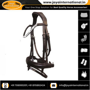 Un fournisseur indien propose une bride multifonctionnelle Lumiere Equestrian Anastasia Brown Leather Bridle Racing Western Horse Bridle à bas prix - Product Image 6