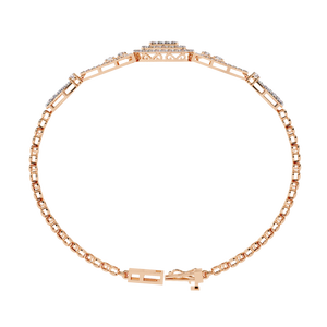18K <b>Gold</b> Bracelet Adorned with Fabulous Lab Grown Diamonds - Product Image 5