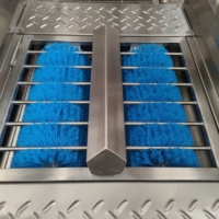 Sécurité alimentaire en acier inoxydable hygiène tourniquet barrière main désinfection et contrôle d'accès