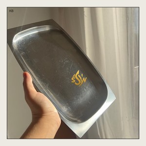 Plateau de service personnalisé de la meilleure qualité au design fantastique couleur argent dans un nouveau design au prix de gros plateau de service décoratif pour la maison - Product Image 4