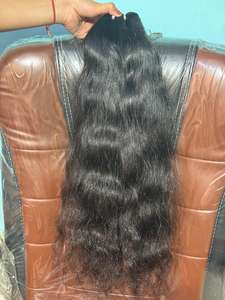 Authentique 100% naturel brut indien 15A Grade Body Wave vierge Extensions de cheveux humains Original naturel couleur de cheveux approvisionnement - Product Image 5