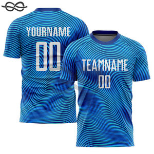 Personnaliser Vêtements de Football de Haute Qualité à Bas quantité minimale de commande France, Maillots de Football Uniforme Football T Shirt Entièrement Sublimé - Product Image 1