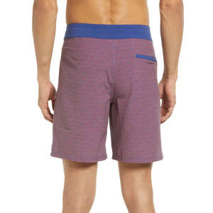 Shorts de bain pour hommes, imprimé vague océanique poussiéreuse, protection solaire UPF 50+, séchage rapide, respirant, coupe-vent, écologique, imperméable - Product Image 3