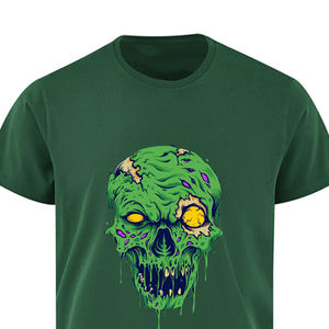 La mejor ropa de verano para hombres, camisetas DTF hechas en fábrica con material de poliéster/algodón transpirable para uso al aire libre - Product Image 5