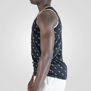 Débardeur Homme de Haute Qualité en Spandex et Coton Respirant, Tricoté, Style Décontracté, Logo Avant, Teint Uni, Vente Chaude, Fournisseur - Product Image 3