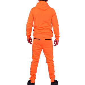 Nouvel arrivage élégant : Ensemble de survêtement de course et de jogging personnalisé avec fermeture éclair intégrale, en molleton technique respirant et durable - Product Image 5