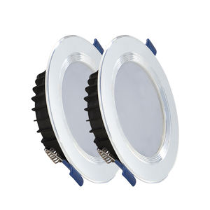 Downlight LED minimaliste moderne de fabricant vietnamien encastré anti-éblouissement avec bordure argentée puce Cob à bon prix - Product Image 3