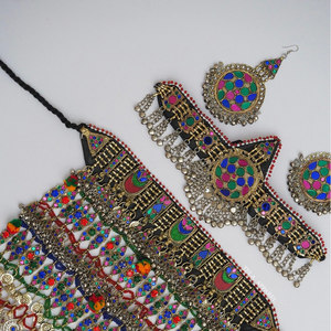 Custom Size and Design Afghan Jewelry <b>Sets</b> for Party Wear Top Quality Multi Color Wedding <b>Jewellery</b> <b>Set</b> - Product Image 5