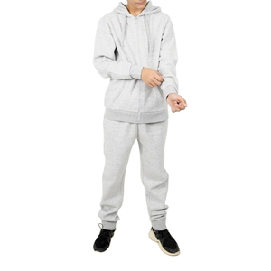 Men's Premium Heavyweight Cotton Fleece 2 Piece Hoodie Pullover Jogger Sweatsuit Tracksuit <b>Set</b> - Product Image 1