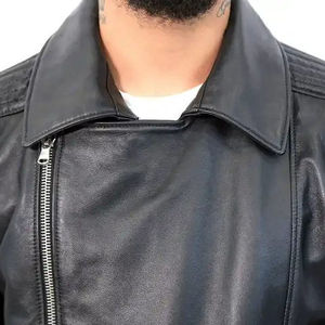 Nueva chaqueta de cuero de gran tamaño de alta calidad para hombre con característica transpirable de diseño único para el invierno - Product Image 5