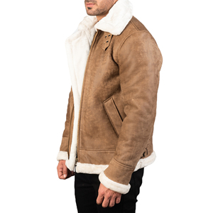 New Design Comfortable Best Selling <b>Men's</b> Fashion Leather <b>Jacket</b> Fur Leather <b>Jacket</b> for Winter Winter <b>Jacket</b> For <b>Men</b> - Product Image 2
