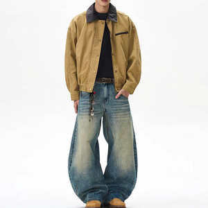 Chaqueta de Invierno para Hombre, Estilo Vintage, Personalizada por el Fabricante, con Cierre, de Lona de Algodón, con Bolsillos, Transpirable, Tallas Grandes, Venta al Por Mayor - Product Image 3