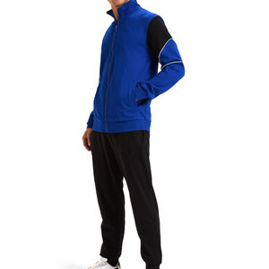 2024 hommes de haute qualité 100% respirant sport Jogging survêtement Logo personnalisé tenues décontractées bas prix deux pièces ensembles d'hiver - Product Image 3