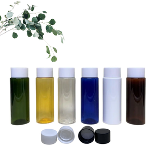 Botella de plástico PET transparente de 100ml con forma cilíndrica para el cuidado de la piel Características cosméticas Impresión de logotipo personalizado Fabricado directamente - Product Image 4