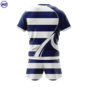 Vêtements de Sport en Polyester fabriqué au Pakistan, demi manches hommes femmes, uniforme de Rugby pour adultes - Product Image 5