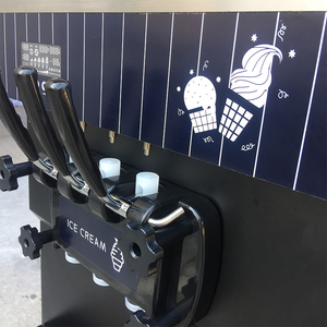Automatic Tabletop Soft Serve Ice Cream <b>Machine</b> for Commercial Use Restaurants <b>Food</b> Shops Retail - Product Image 1