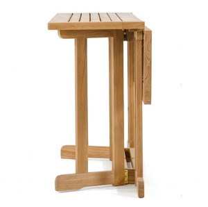 Table de repas d'extérieur en teck, fabriquée en Indonésie - Product Image 3