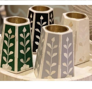 Brûleur à Bakhoor en Os Incrusté de Qualité Supérieure, Fait Main, avec Plateau et Boîte à Encens – Ensemble Complet - Product Image 1