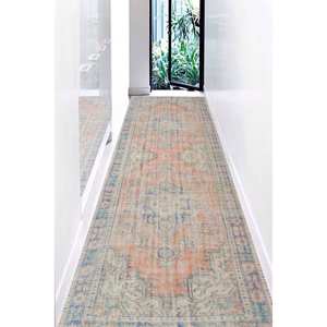 พรมลายเหรียญตราตุรกี: พรมปูพื้นแบบตะวันออกกันลื่น ลายพิมพ์ ดีไซน์เชนิลล์ - Product Image 1