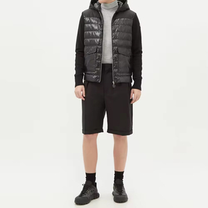 2023 OEM doudoune extérieur mâle rembourré doudoune matelassé manteau tricoté coupe-vent rembourrage manteau respirant léger - Product Image 5