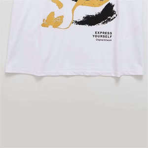 Camisetas de Verano para Mujer de Primera Calidad en Oferta, Ecológicas, de Bambú/Algodón, Estampadas, Antiarrugas, de Secado Rápido, Hechas en Fábrica, Venta al Por Mayor - Product Image 6