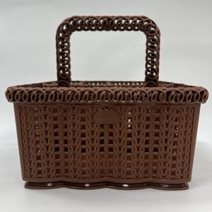 Panier de rangement en plastique multi-compartiments avec poignée Outil de cuisine pour ongles Organisation respectueuse de l'environnement-OEM d'usine du Vietnam - Product Image 2