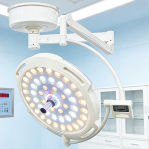 <span class=keywords><strong>Lampe</strong></span> chirurgicale <span class=keywords><strong>LED</strong></span> sans ombre KORUI, éclairage opératoire mural/plafonnier/mobile pour hôpital avec poignée intégrée KORUI - Product Image 3