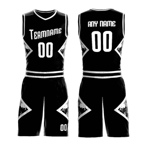 Uniforme de Baloncesto Profesional Personalizado Unisex, Talla Grande, Transpirable, Jersey de Árbitro Estampado, Logotipo Personalizado, Conjunto de Ropa Deportiva para Equipo 100% - Product Image 1