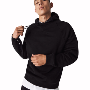Sudadera con capucha sin cuerdas de algodón 100% de peso pesado de alta calidad, ropa de calle con logotipo OEM personalizado, Sudadera con capucha de talla grande para hombre Fleece Puff Technique - Product Image 1