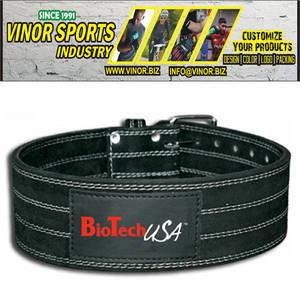 Vente en gros Ceinture d'haltérophilie pour entraînement de fitness à usage intensif Levier d'haltérophilie pour hommes et femmes avec logo personnalisé en acier - Product Image 4