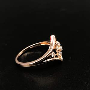 18k Or Massif Véritable Pave Diamant Bague de Fiançailles Or Jaune Diamant Cadeau de Mariage Fabricant de Bijoux Fins - Product Image 4